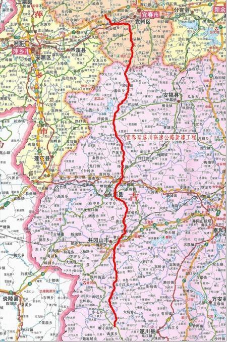 江西宜遂高速公路项目设计获批,计划2023年建成通车