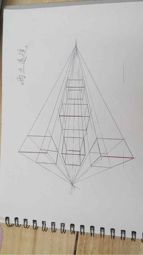 临摹两点透视正方体—美术基础两点透视的训练 举报