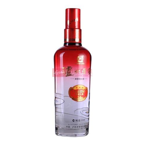 52泸州老窖鸿运star精致头曲红钻500ml