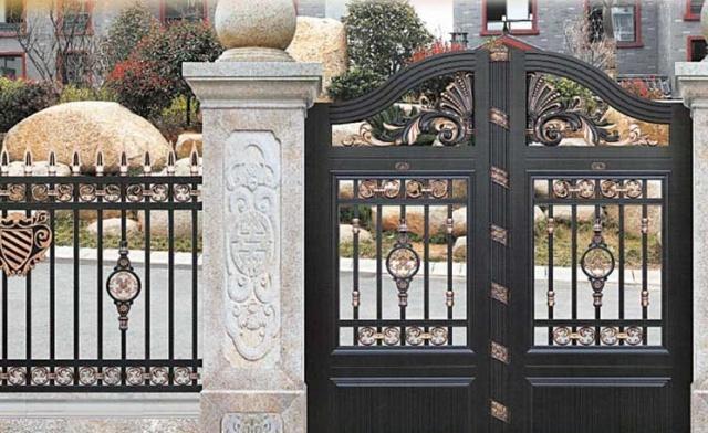 别墅院子大门之招财风水分享