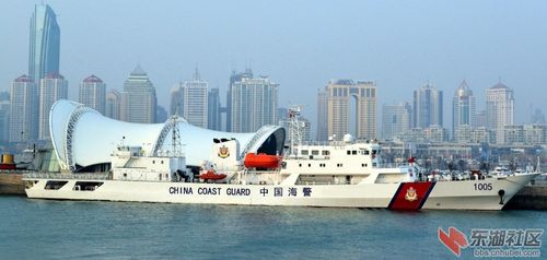 中国新海警局1005舰涂装(图)