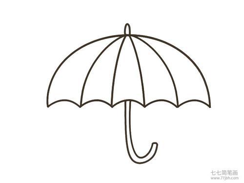 伞带图案简笔画