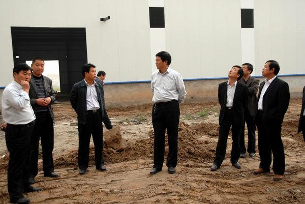 县委书记陈向阳,县长吉建军察看重点项目建设-睢县