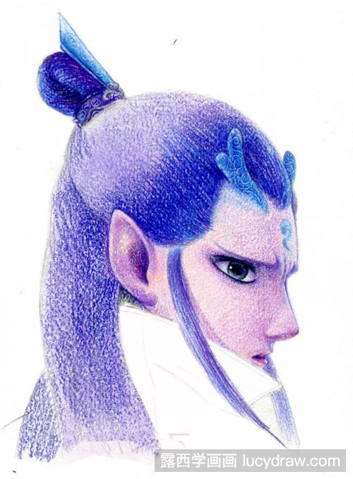 超详细的敖丙彩铅画教程分享
