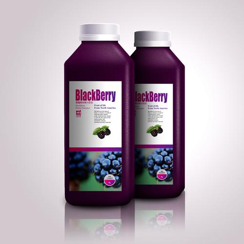 百汇园黑莓果肉果汁饮品