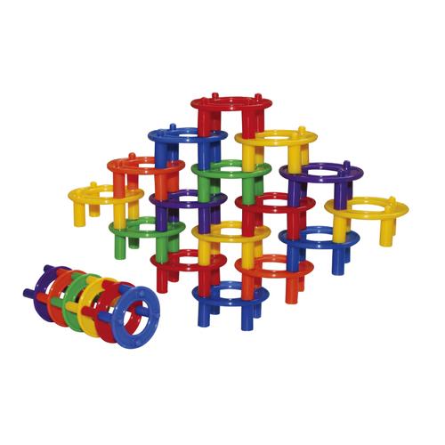 积木包邮四脚幼儿园早教建构益智拼插拼搭桌面建构