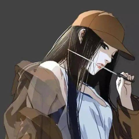 霸气超拽的女生动漫头像动漫头像黑化 - 卡通情侣头像!