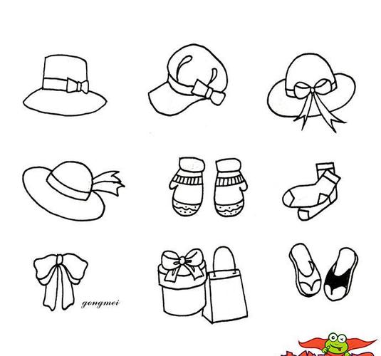 生活用品怎么画简单,常见生活用品简笔画大全