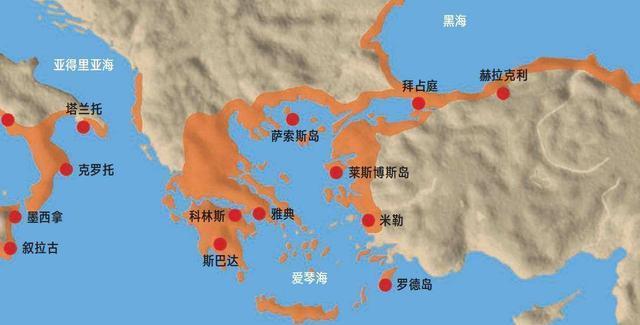 斯巴达的地理位置比较闭塞,不易通过海洋向外扩张,自身的土地条件