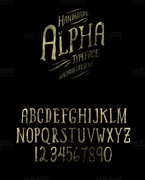 分类: 英文字库所需点数:0点关键词:随性alpha英文字体,复古手写体