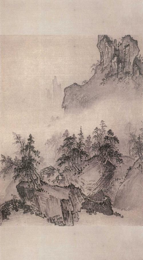 宋 夏圭 《冒雨寻庄图 》|插画|概念设定|王满红 - 原创作品 - 站酷