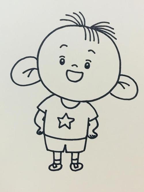 每天一张简笔画 | 大耳朵图图(内含详细步骤)