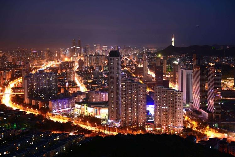 大连市区夜景
