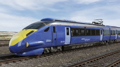 高铁动车车头3d模型下载