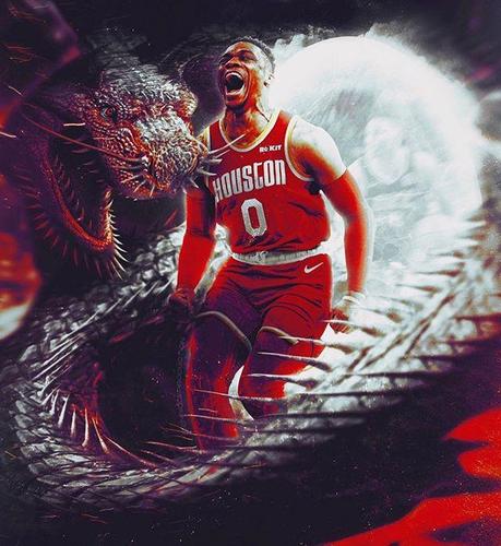 火箭官方发布一组哈登和威少海报新援威少霸气十足