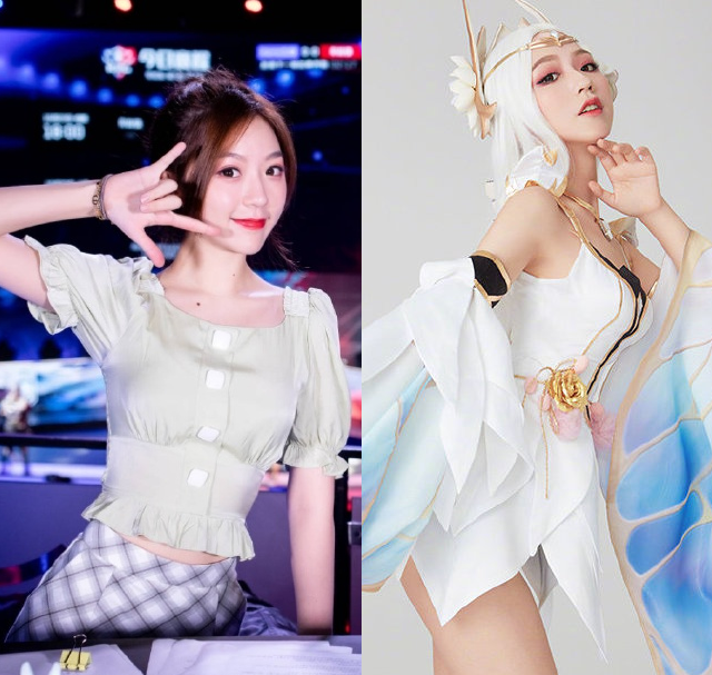 kpl四大美女解说cos,天云的貂蝉最仙,琪琪的西施最美!