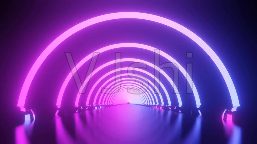 激光 隧道 舞台 背景 酷炫 魔幻 循环