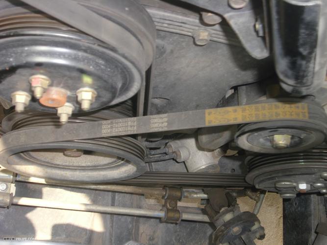 发电机皮带安装图