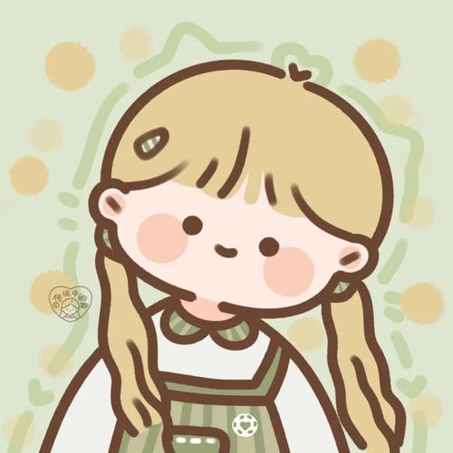 超级可爱简笔画女生头像|by.@传说中的耶