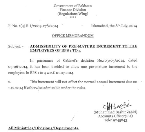 in pursuance of cabinet&rsquo;s decision no.