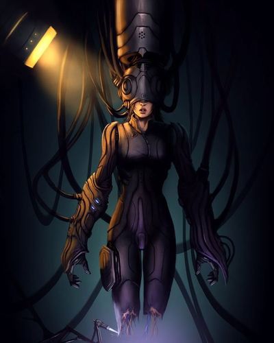 数字艺术作品女性机器人3