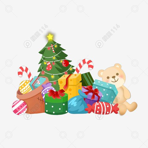 标签:圣诞圣诞节圣诞夜圣诞礼物卡通场景圣诞树拐杖礼盒圣诞袜熊卡通