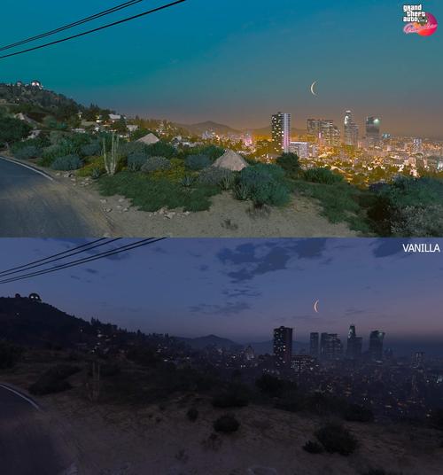 gta5重制mod来了画面脱胎换骨