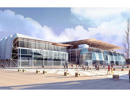 厦门市工人体育馆一期及挡风板(可升降幕墙)