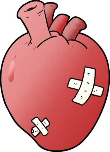 卡通心 cartoon heart