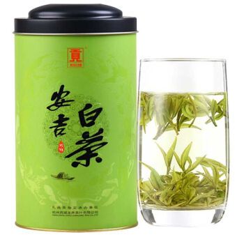 贡牌 安吉白茶 新茶 茶叶绿茶春茶 雨前一级珍稀白茶 铁罐新茶100g