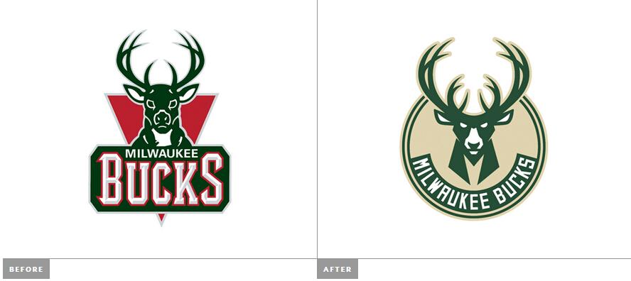 nba雄鹿队更换新标志