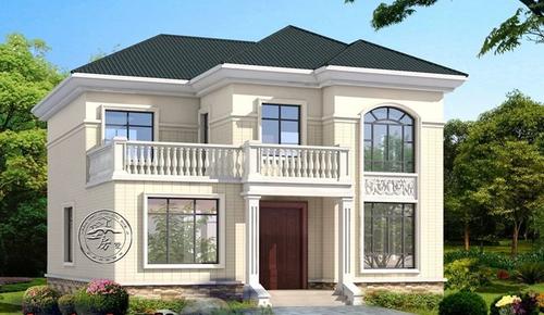 别墅设计带优雅氛围和露台的两层欧式别墅这座欧式别墅不要错过它