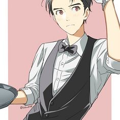 男生头像动漫背头