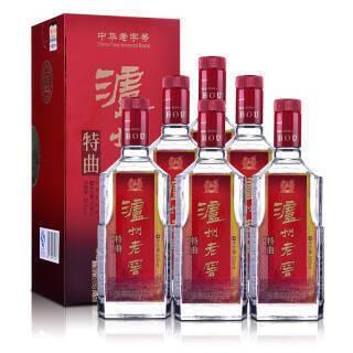 luzhoulaojiao泸州老窖特曲浓香型白酒整箱装52度500ml6瓶内含手提袋