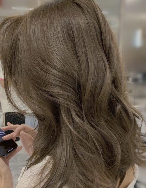 78春季新发色奶茶青棕色染这个发色秒变女团～_发色