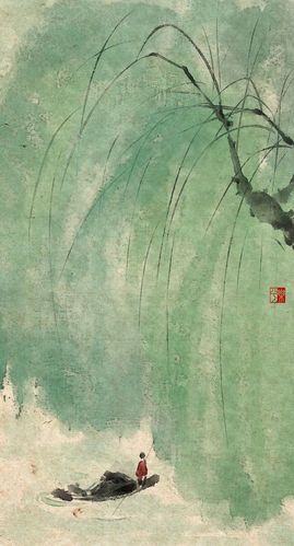 春深-乐兮_水彩,练习,小清新,古风,花卉_涂鸦王国插画