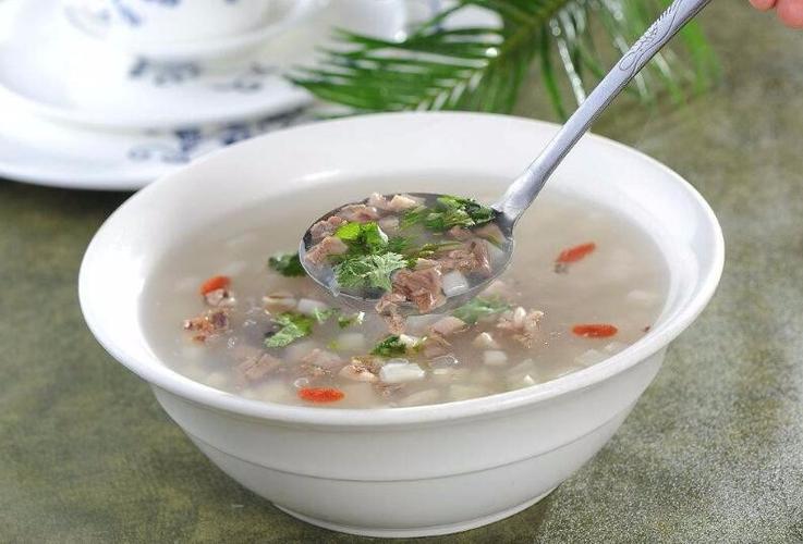 西米羊肉羹