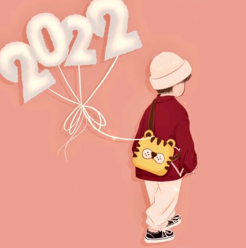 2022跨年情头微信元旦情侣头像