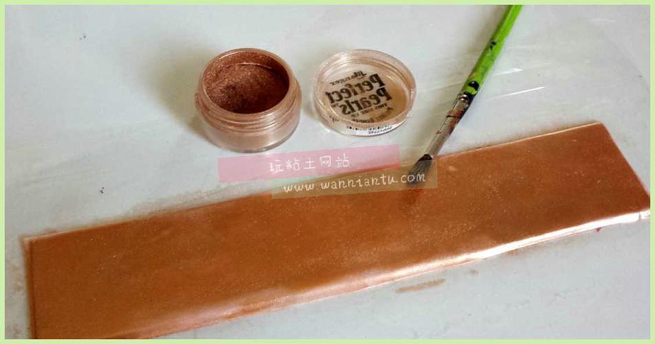 像瓷器一般细腻的软陶手镯做法(2)-玩粘土