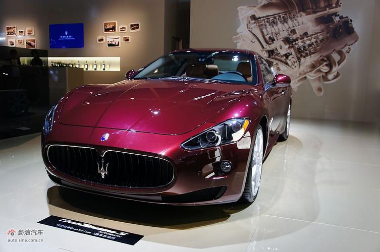 玛莎拉蒂granturismo s;; #新浪v车展#; 玛莎拉蒂granturismo s跑车
