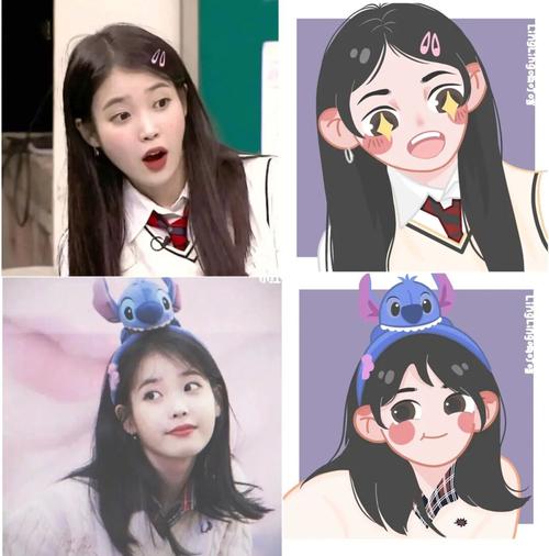 【卡通头像】iu卡通头像_卡通头像_李知恩_procreate