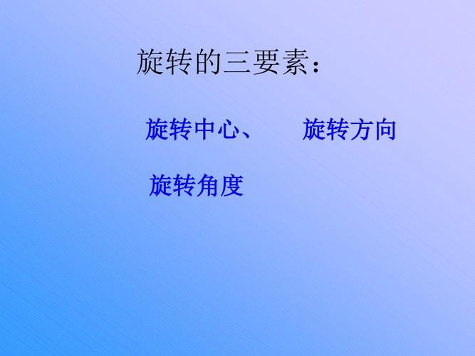 新人教版图形的旋转(第一课时)ppt