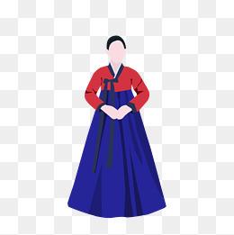 韩国人的传统服装.