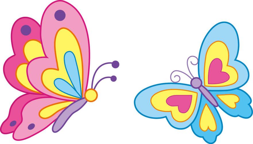 卡通蝴蝶
