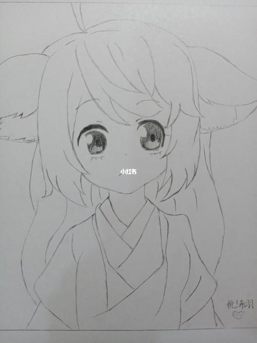 狐妖小红娘 绘画教程_绘画_铅笔_绘画日常_文化_绘画