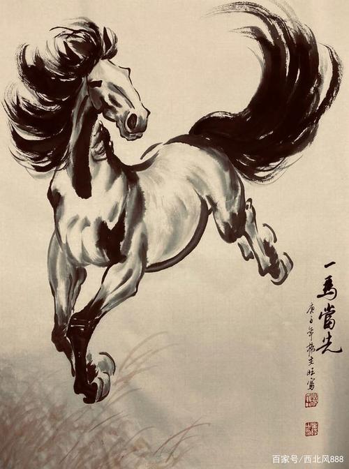 中国传统写意画马领军人物——江南一马·杨主旺