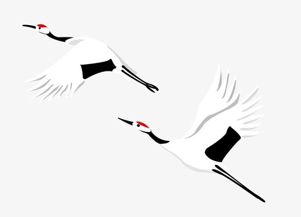 创意中国风重阳节仙鹤