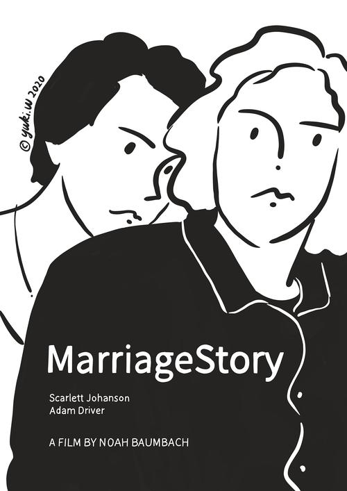 00008 今天画- 婚姻故事  marriage story>  2019  by noah baumbach