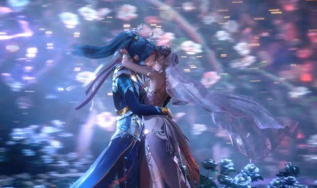 玄机太会玩唐三小舞亲吻玩出新花样花海360接吻粉丝羡慕