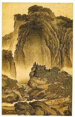 北宋范宽,《溪山行旅图》